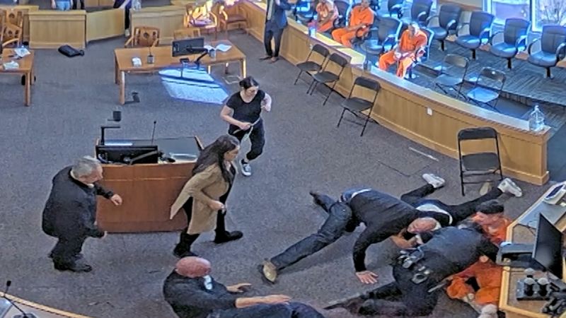 Courtroom Chaos: Fight Erupts During Murder Suspect's Hearing Courtroom Chaos: Fight Erupts During Murder Suspect's Hearing