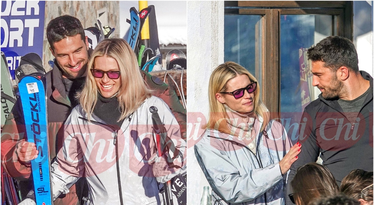Michelle Hunziker E Alvise Rigo: Vacanza Romantica In Montagna Michelle Hunziker E Alvise Rigo: Vacanza Romantica In Montagna