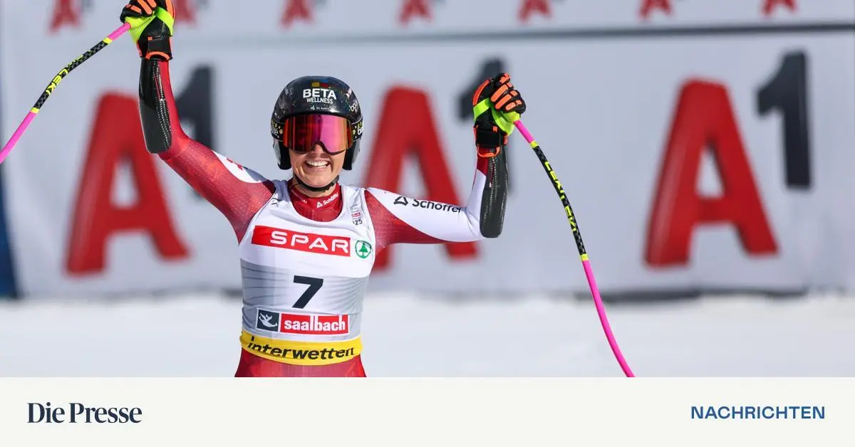 Stephanie Venier: Gold Im Super-G Bei Der Saalbach-Weltmeisterschaft Stephanie Venier: Gold Im Super-G Bei Der Saalbach-Weltmeisterschaft